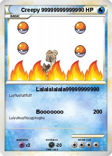 Pokemon Creepy 999999999999