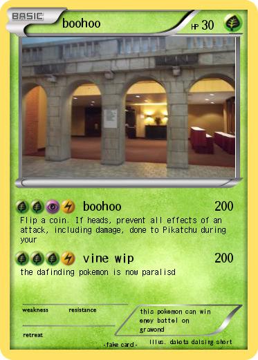Pokemon boohoo