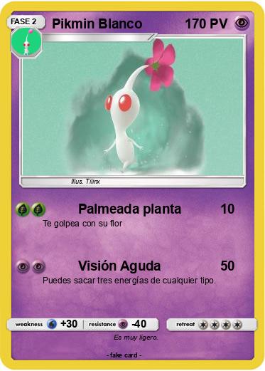 Pokemon Pikmin Blanco