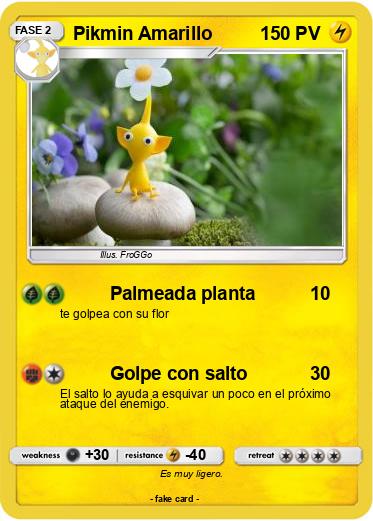 Pokemon Pikmin Amarillo