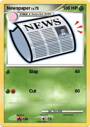 Pokemon Newspaper