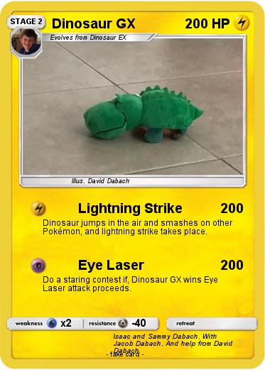 Pokemon Dinosaur GX