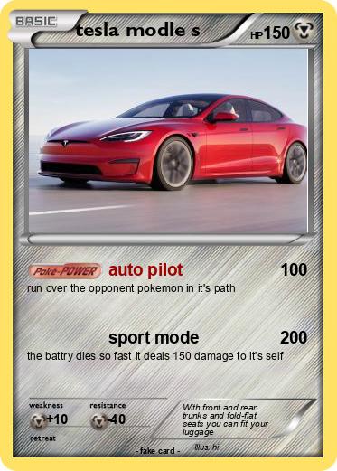 Pokemon tesla modle s