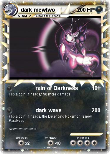 Pokemon dark mewtwo