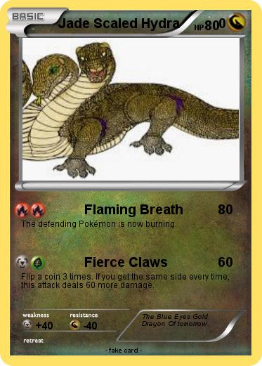 Pokemon Jade Scaled Hydra           0