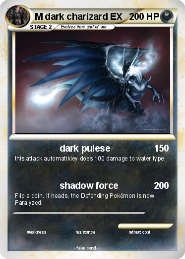 Pokemon M dark charizard EX