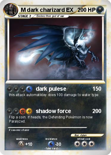 Pokemon M dark charizard EX