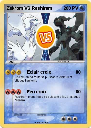 Pokemon Zekrom VS Reshiram
