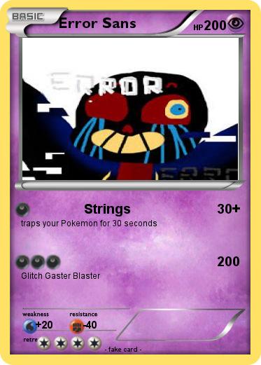 Pokemon Error Sans