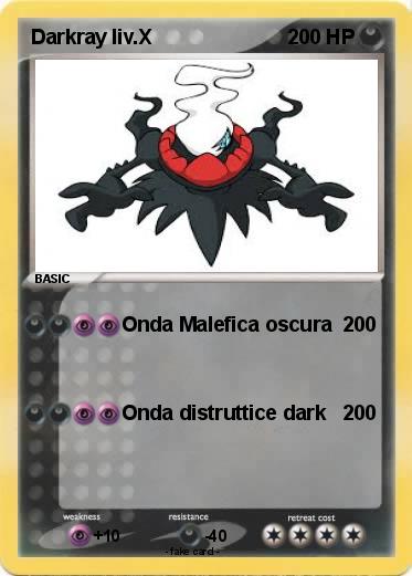Pokemon Darkray liv.X