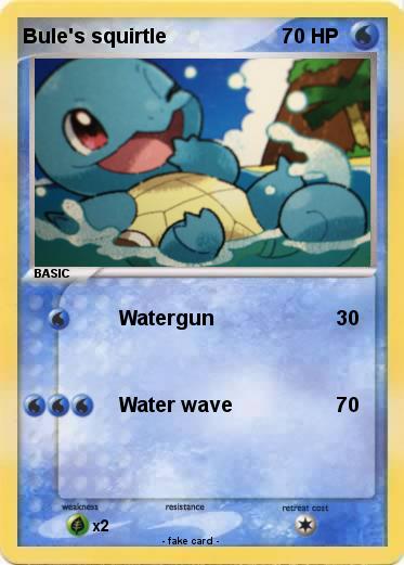Pokemon Bule's squirtle