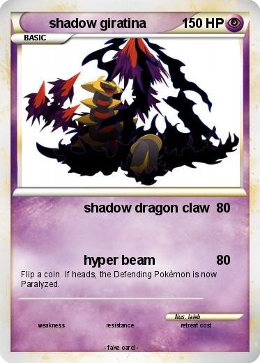 Pokemon shadow giratina