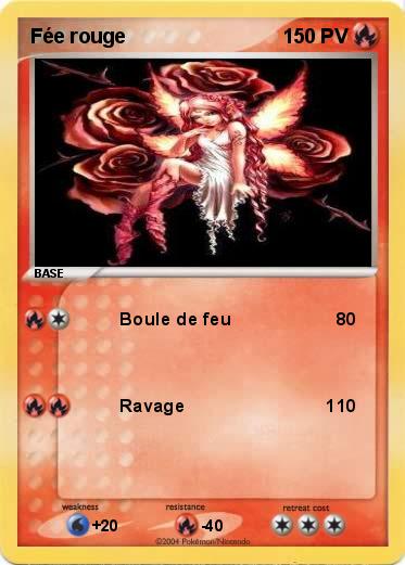 Pokemon Fée rouge