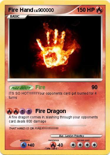 Pokemon Fire Hand