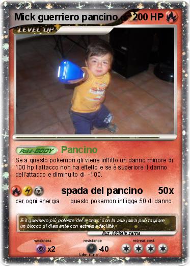 Pokemon Mick guerriero pancino