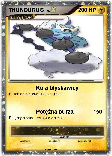 Pokemon THUNDURUS