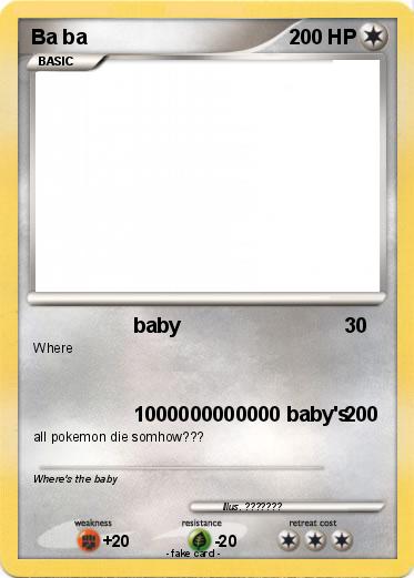 Pokemon Ba ba