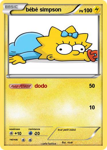 Pokemon bébé simpson