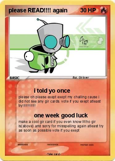 Pokemon please READ!!!! again