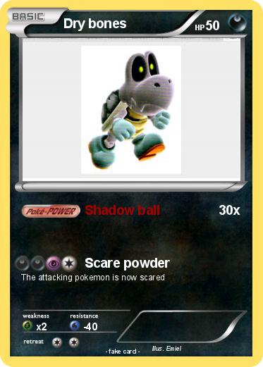 Pokemon Dry bones
