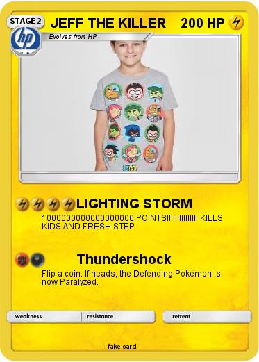 Pokemon JEFF THE KILLER