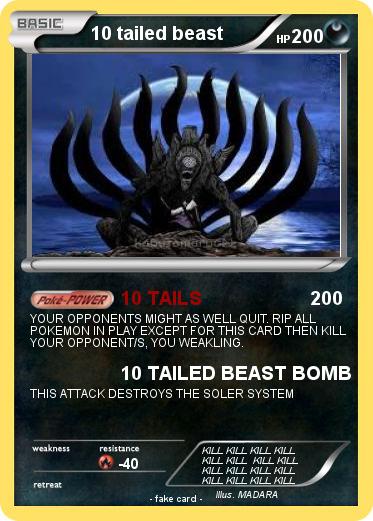 Pokemon 10 tailed beast