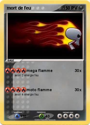 Pokemon mort de feu