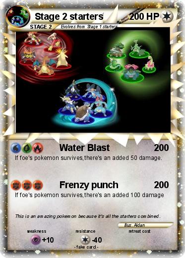 Pokemon Stage 2 starters