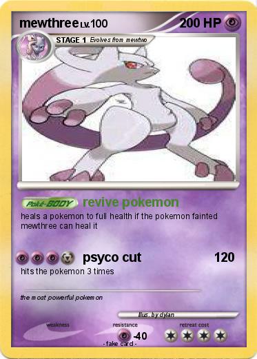 Pokemon mewthree