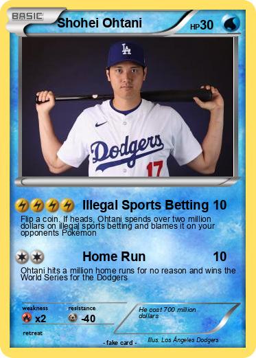 Pokemon Shohei Ohtani