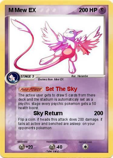 Pokemon M Mew EX