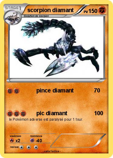 Pokemon scorpion diamant
