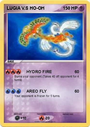 Pokemon LUGIA V.S HO-OH