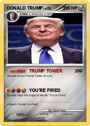 Pokemon DONALD TRUMP