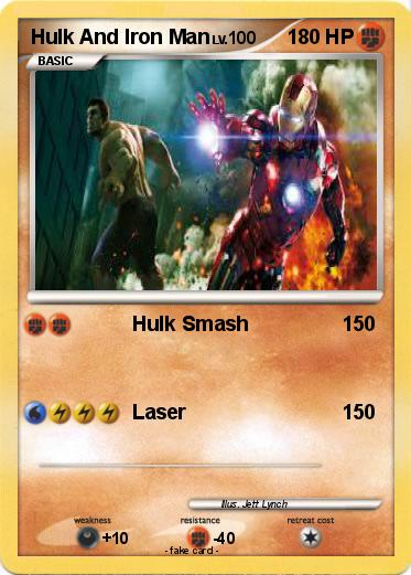 Pokemon Hulk And Iron Man