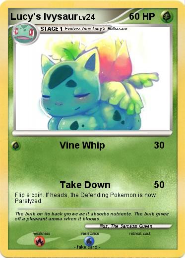 Pokemon Lucy's Ivysaur