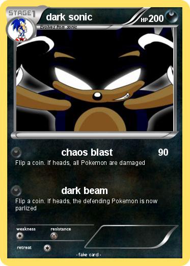 Pokemon dark sonic