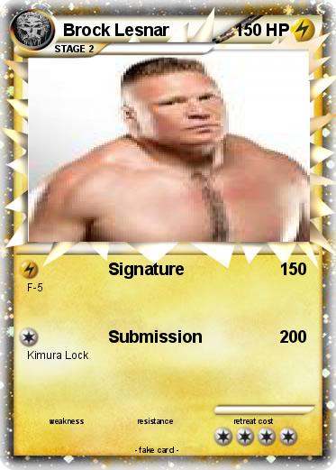 Pokemon Brock Lesnar