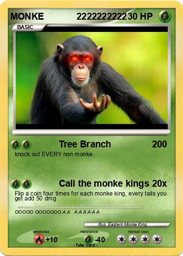 Pokemon MONKE             2222222222