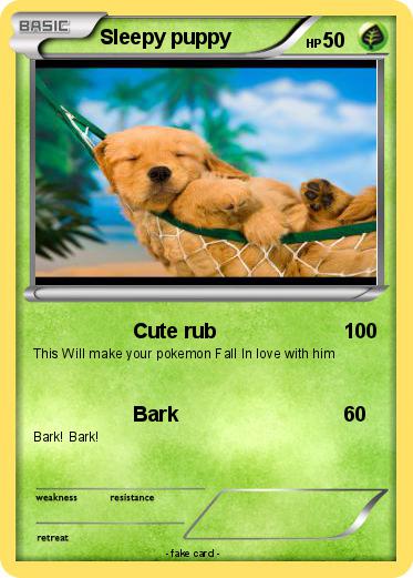 Pokemon Sleepy puppy