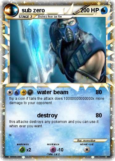 Pokemon sub zero