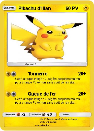 Pokemon Pikachu d'Ilian