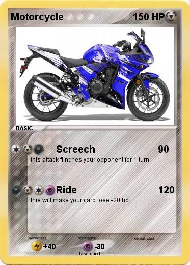 Pokemon Motorcycle