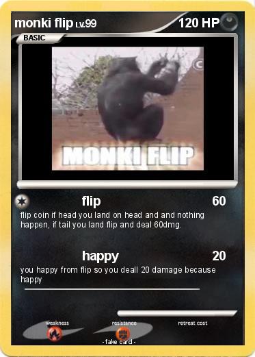 Pokemon monki flip