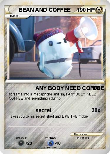 Pokemon BEAN AND COFFEE