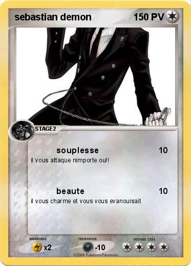 Pokemon sebastian demon 