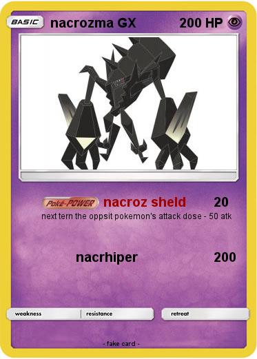 Pokemon nacrozma GX