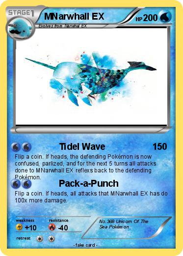 Pokemon MNarwhall EX