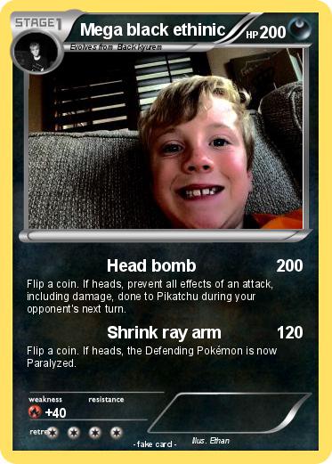 Pokemon Mega black ethinic
