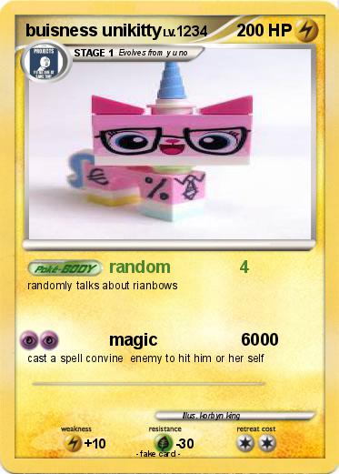 Pokemon buisness unikitty